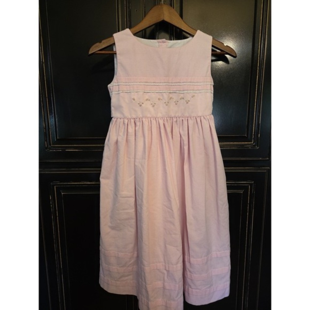 Will Beth Girls S7, ‎ Embroidery Sleeveless Dress, Easter,Spring, Flower Girl